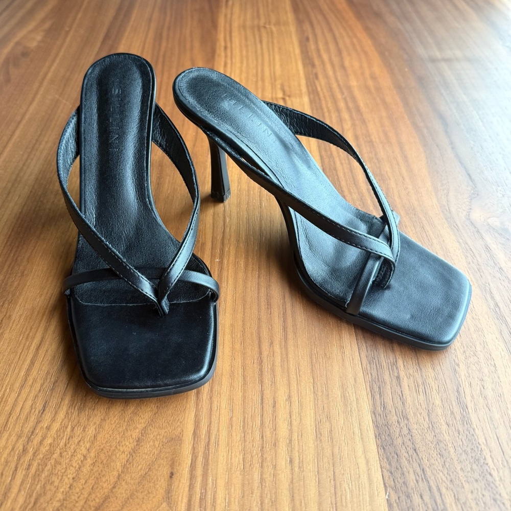 Princess Polly Billini Samba Heels Black - Size 7